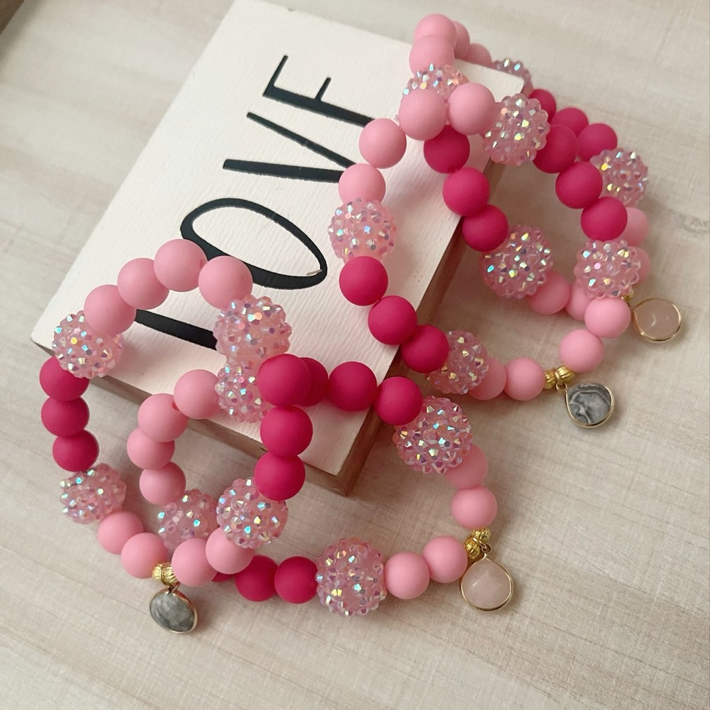 Pretty in pink bracelet